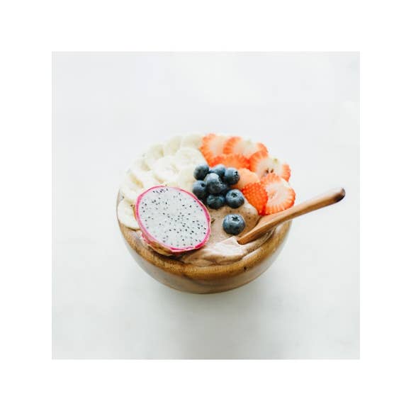 Wood Bowl and Spoon Set