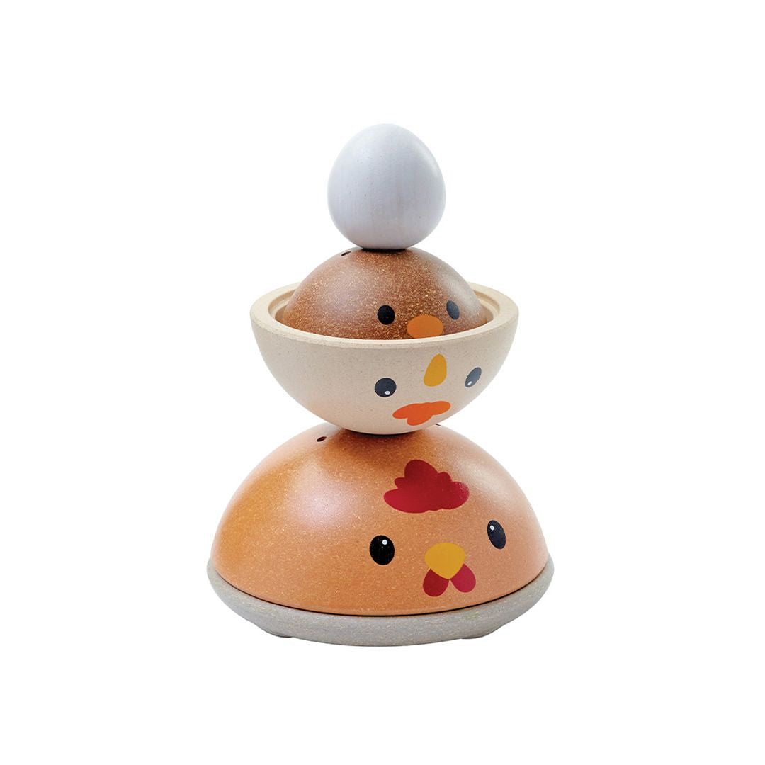 Plan Toys Chicken Nesting - Modern Rustic