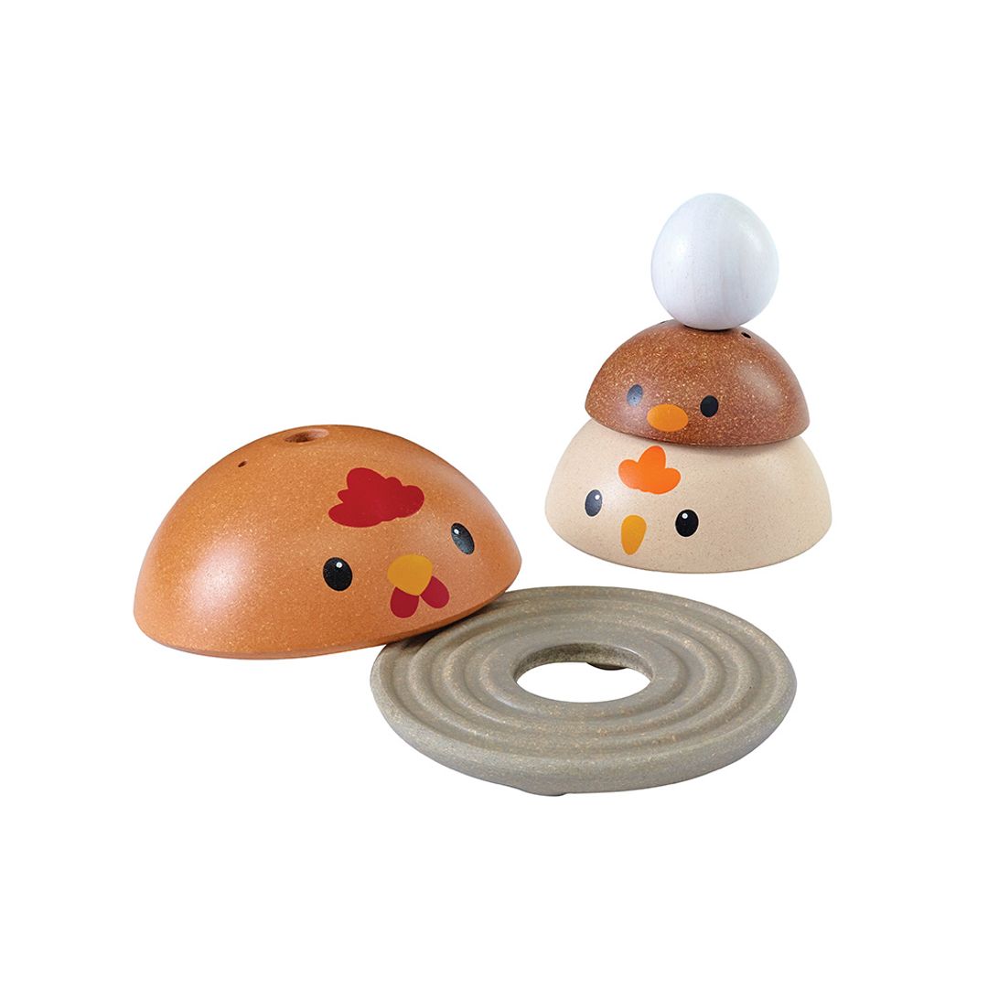 Plan Toys Chicken Nesting - Modern Rustic