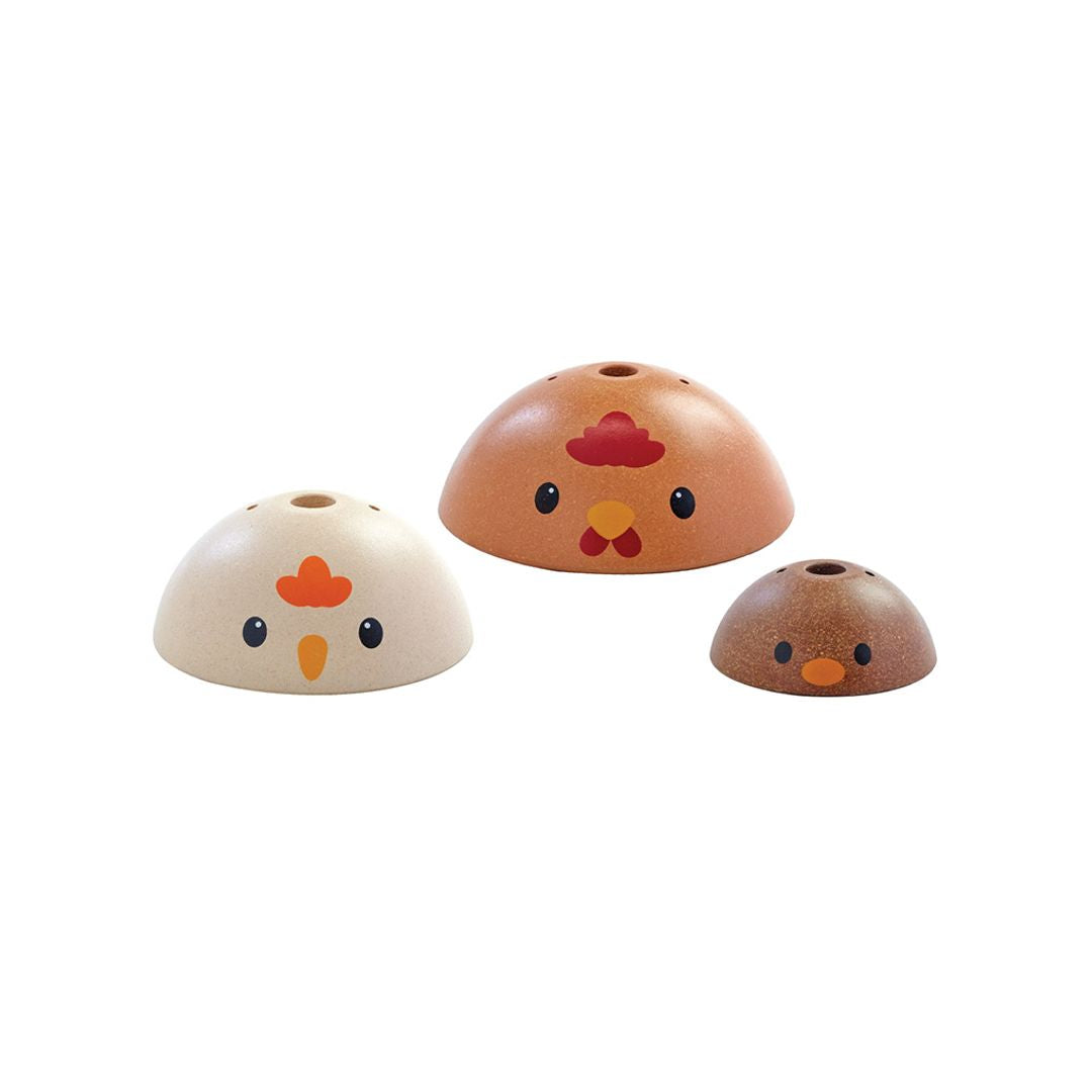 Plan Toys Chicken Nesting - Modern Rustic