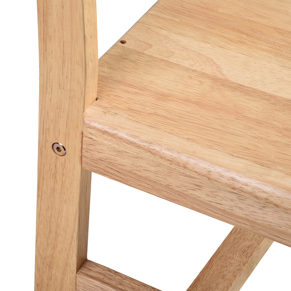 Solid Hardwood Child-Sized Chair | 12 Seat Height, Durable & Safe Classroom Seating