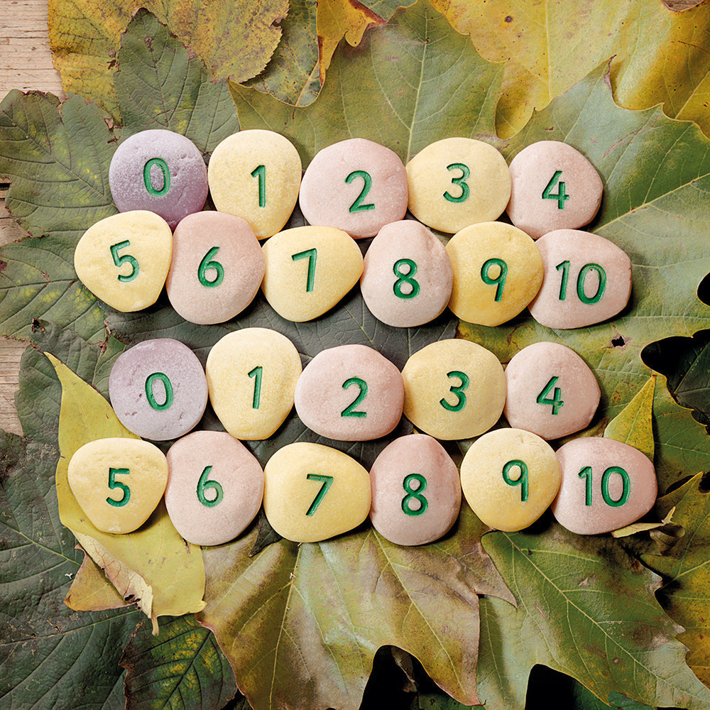 Yellow Door® Tactile Number Pebbles