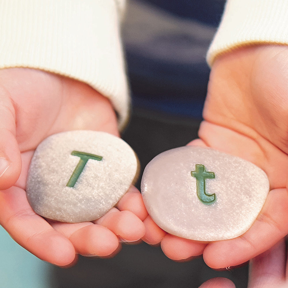 Yellow Door® Tactile Alphabet & Number Pebbles